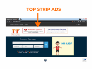 Top Strip Ads
