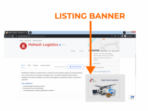 Listing Banner