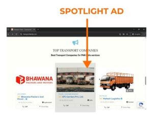 Spotlight Ad